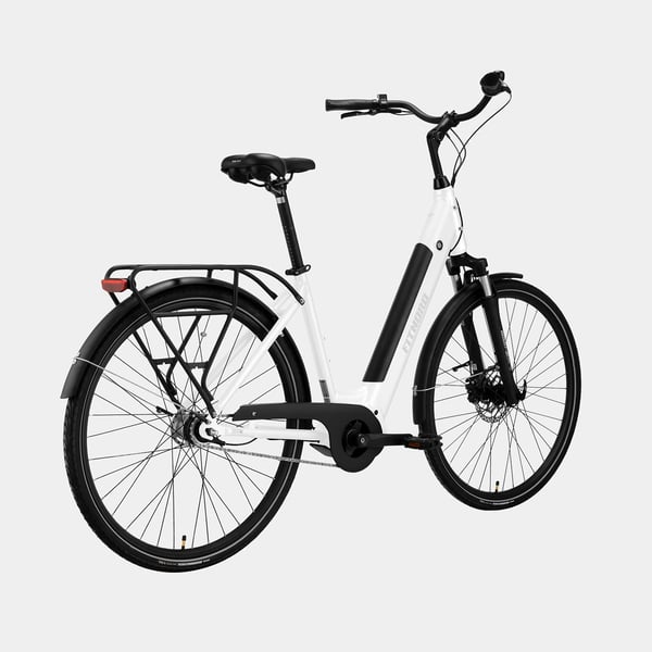FitNord Classic 500 Elsykkel 2024, hvit (630 Wh batteri/80 Nm)