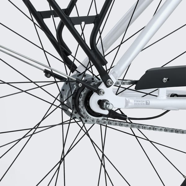 FitNord Classic 500 Elsykkel 2025, hvit