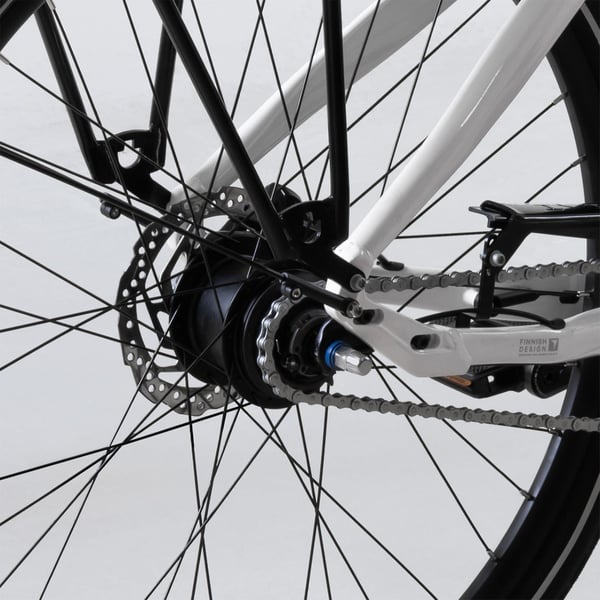 FitNord Classic 800 Elsykkel 2025, hvit