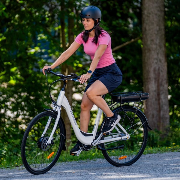 FitNord Classic 200 elsykkel, hvit (540Wh batteri/35 Nm)