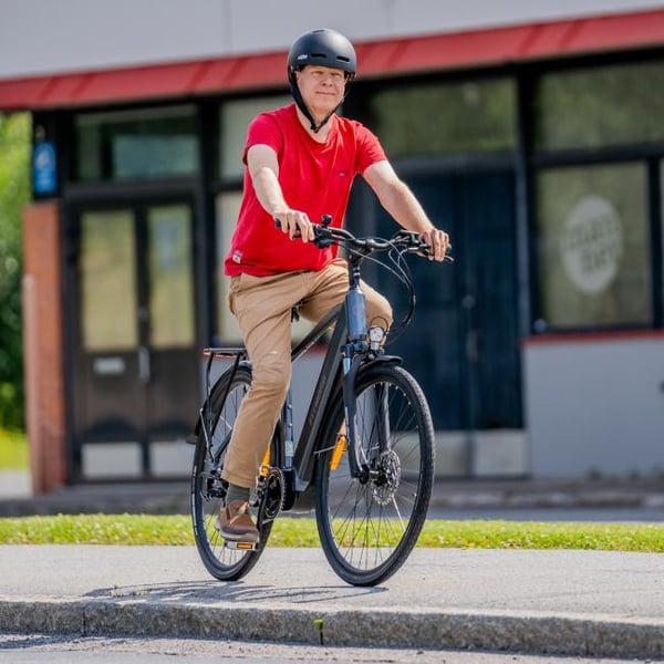 FitNord Venture 500 Elsykkel 2024, grafittgrå (612 Wh/80 Nm)