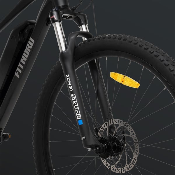 FitNord Ranger 200 Terrengelsykkel 2024, svart (540 Wh batteri/45 Nm)