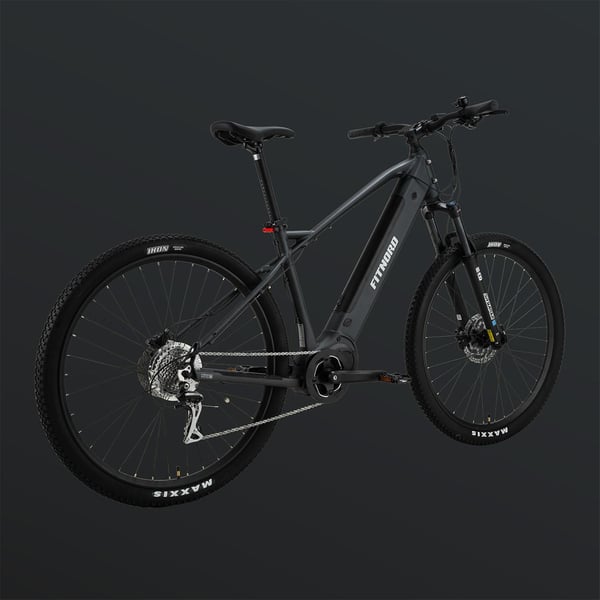 FitNord Ranger 500 Terrengelsykkel 2024, svart (612 Wh batteri/80 Nm)