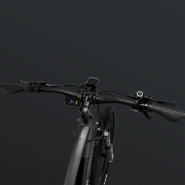 FitNord Ranger 500 Terrengelsykkel 2024, svart (612 Wh batteri/80 Nm)