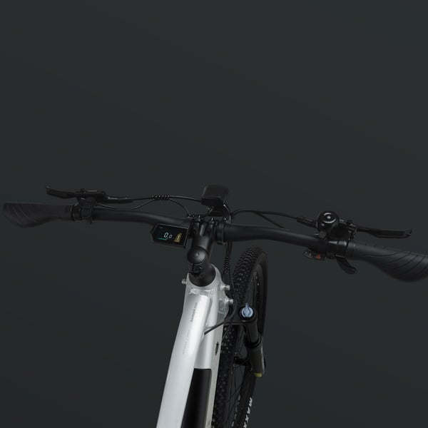 FitNord Ranger 500 Terrengelsykkel 2024, sølv (612Wh batteri/80 Nm)