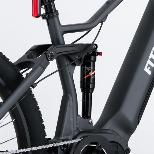 FitNord Ranger 700FS Terrengelsykkel 2025, svart