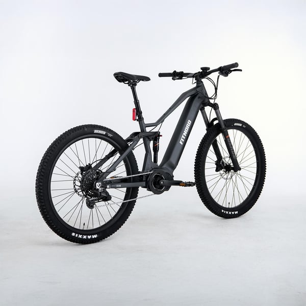 FitNord Ranger 700FS Terrengelsykkel 2025, svart