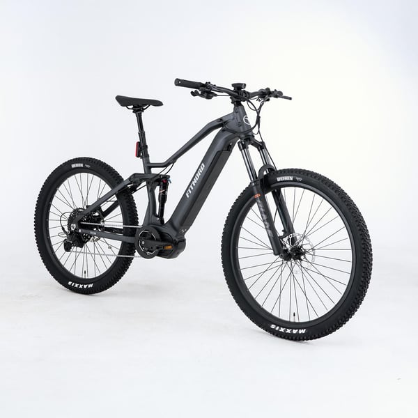 FitNord Ranger 700FS Terrengelsykkel 2025, svart