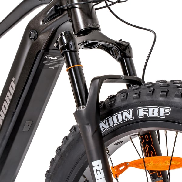 FitNord Rumble 1000 El-fatbike, svart (882 Wh batteri)