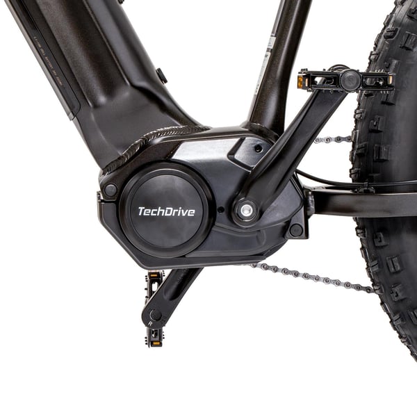 FitNord Rumble 1000 El-fatbike, svart (882 Wh batteri)