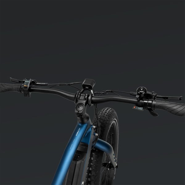 FitNord Rumble 500 Elfatbike 2024, blå (720 Wh batteri/80 Nm)