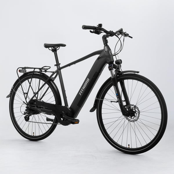 FitNord Venture 300 Elsykkel 2025, svart