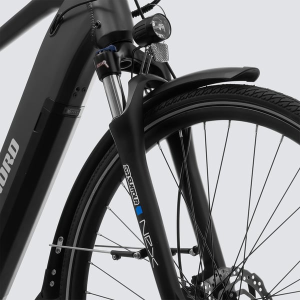 FitNord Venture 300 Elsykkel 2025, svart