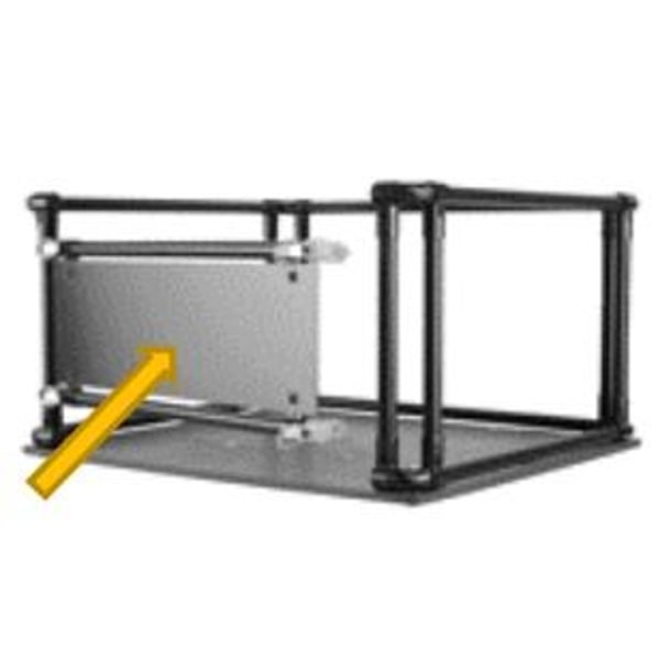 Rail door w/customized branding