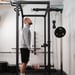 FitNord Power Rack 500 med øvre og nedre dragstasjon 9