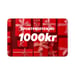 Gavekort 1000 kr 1