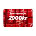 Gavekort 2000 kr 1