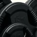 Vektskive 15 kg, FitNord Tri-Grip Svart G2