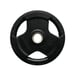 Vektskive 15 kg, FitNord Tri-Grip Svart G2