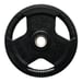Vektskive 25 kg, FitNord Tri-Grip Svart G2