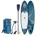 FitNord Aqua 330 SUP-brettsett, G2 KEMI (hvit-svart), med glassfiberåre