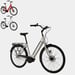 FitNord Classic 300 Elsykkel 2024, sølv (504 Wh batteri/60 Nm)