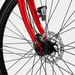 FitNord Classic 300 Elsykkel 2024, rød (504 Wh batteri/60 Nm)