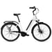 FitNord Classic 500 Elsykkel 2024, hvit (630 Wh batteri/80 Nm)