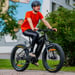 FitNord Rumble 1000 El-fatbike, svart (882 Wh batteri)
