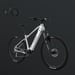 FitNord Ranger 500 Terrengelsykkel 2024, sølv (612Wh batteri/80 Nm)