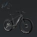 FitNord Rumble 500 Elfatbike 2024, svart (720 Wh batteri/80 Nm)