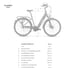 FitNord Classic 500 Elsykkel 2024, hvit (630 Wh batteri/80 Nm)