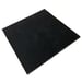 FitNord Gummiplate 1m x 1m x 15mm, svart