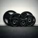 Vektskive 15 kg, FitNord Tri-Grip Svart G2