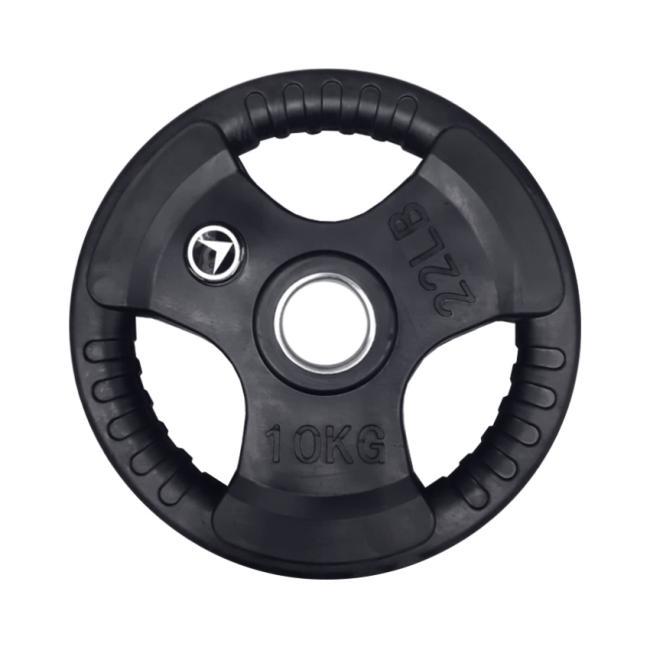 Vektskive 10 kg, FitNord Tri-Grip