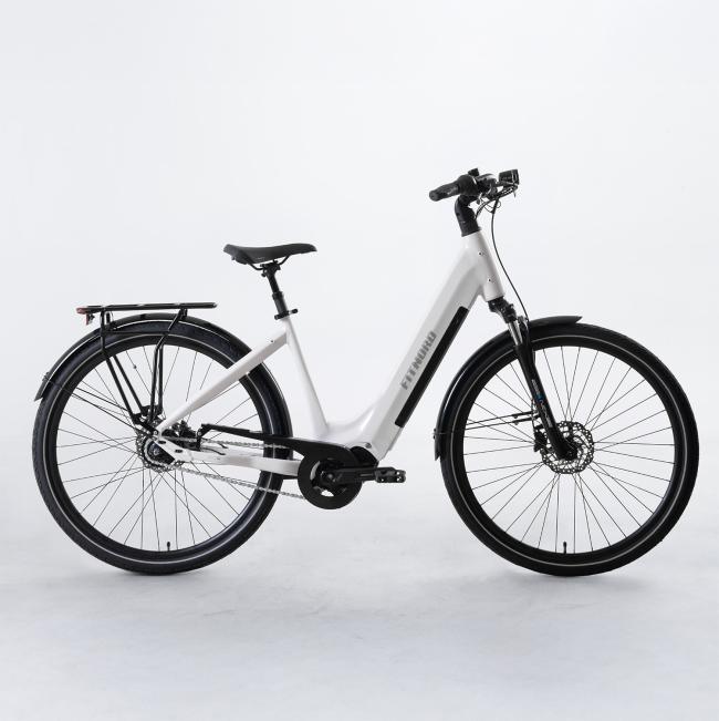 FitNord Classic 800 Elsykkel, hvit